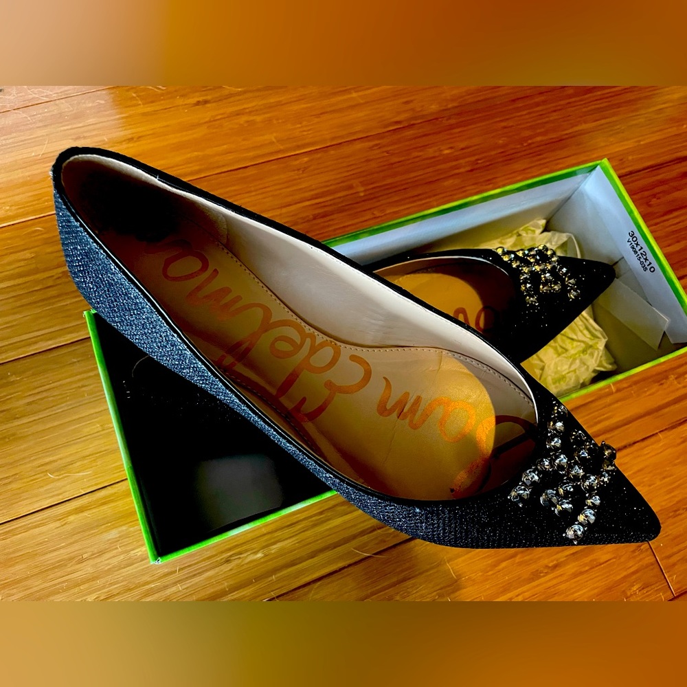 Sam Edelman Sally black mesh size 9